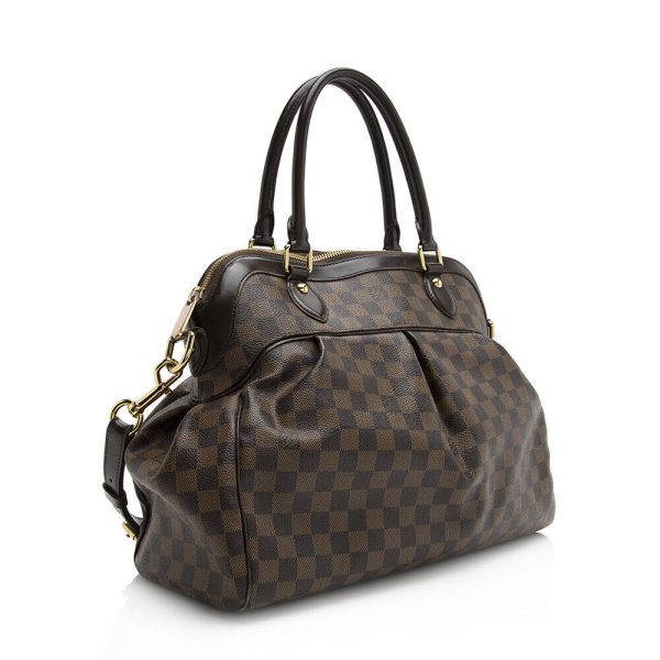 2 Louis Vuitton Damier Ebene Trevi GM Satchel