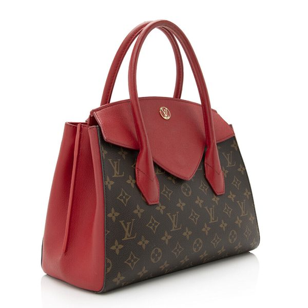 2 Louis Vuitton Monogram Canvas Florine Satchel