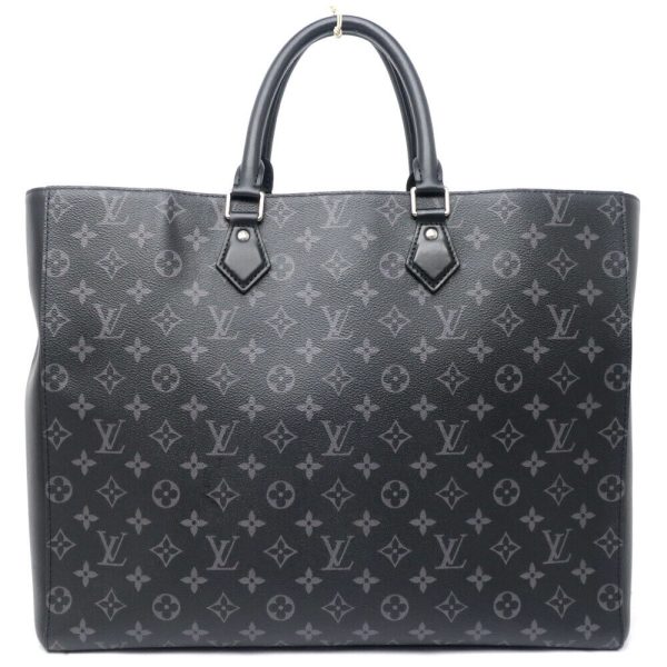 2 Louis Vuitton Grand Sac Monogram Eclipse Tote Bag