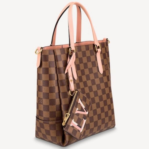 2 Louis Vuitton Belmont NV BB Shoulder Bag Damier Ebene Canvas