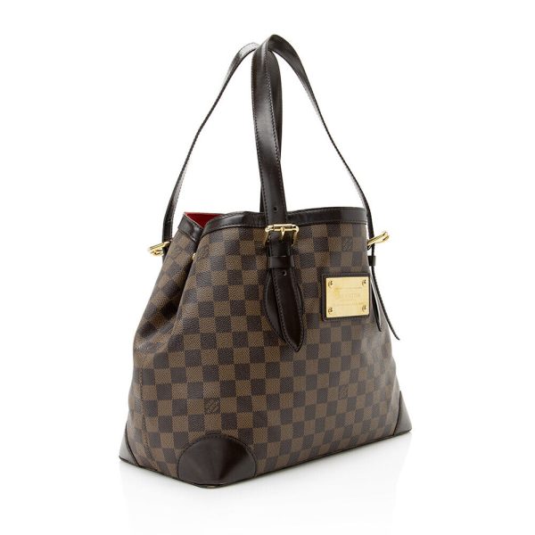 2 Louis Vuitton Damier Ebene Hampstead MM Tote