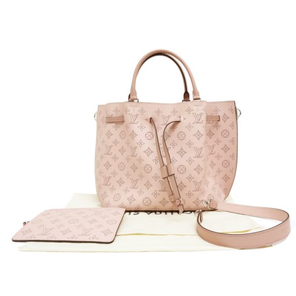 2 Louis Vuitton Monogram Mahina Girolatta 2way Handbag Magnolia Pink