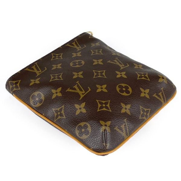 2 Louis Vuitton Particion Handbag Wristlet Accessory Pouch Monogram Brown Ladies