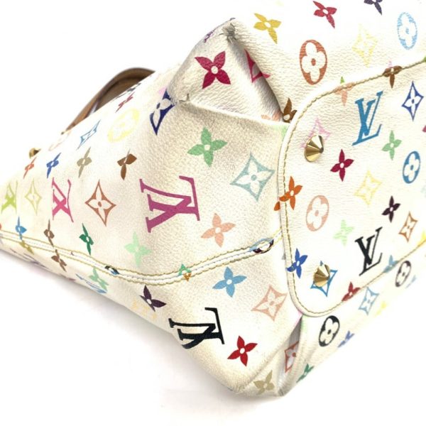 2 Louis Vuitton Annie GM Monogram Multicolor Tote Bag White