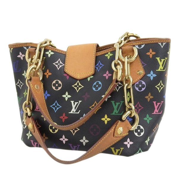 2 Louis Vuitton Annie MM Monogram Multicolor Shoulder Bag Black