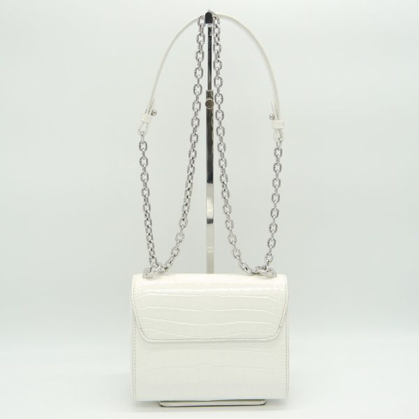 2 Louis Vuitton Twist PM Shoulder Bag White leather