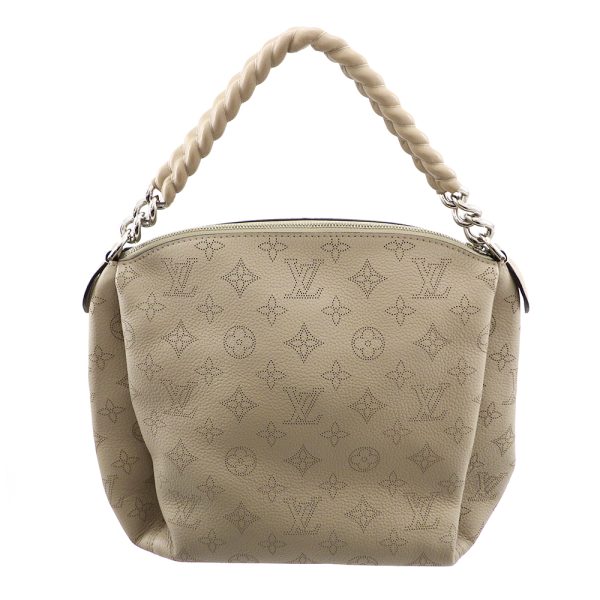 2 Louis Vuitton Mahina Leather Babylon BB Chain Shoulder Bag