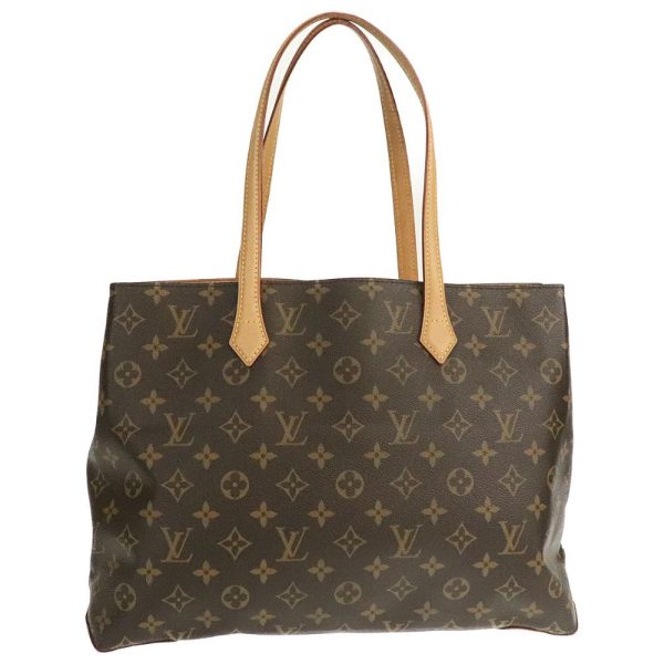 2 Louis Vuitton Wilshire Monogram Brown MM Tote Shoulder Bag