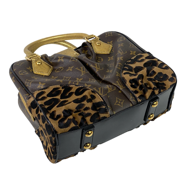 2 Louis Vuitton Adele Monogram Leopard Shoulder Bag