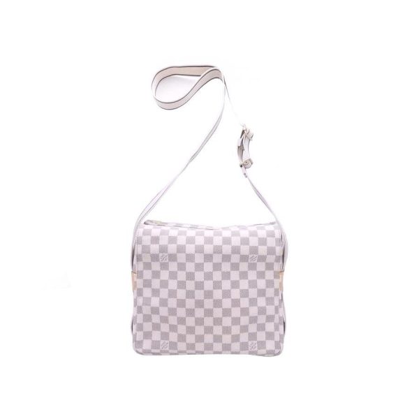 2 Louis Vuitton Crossbody Bag Damier Azur Naviglio White