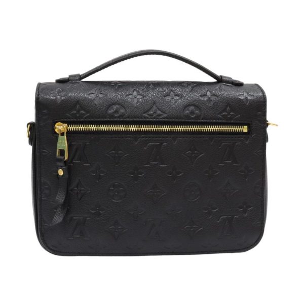 3 Louis Vuitton Pochette Metis MM Shoulder Bag Monogram Empreinte Noir Bag