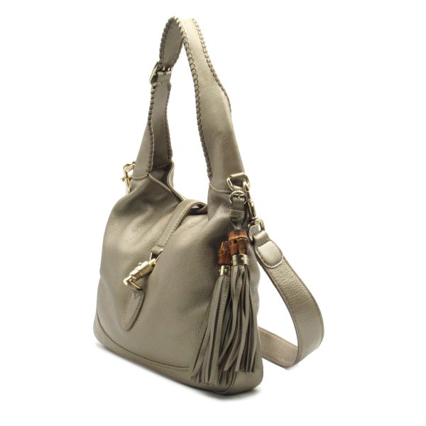 3 Gucci Jackie Fringe Leather Gold Shoulder Bag