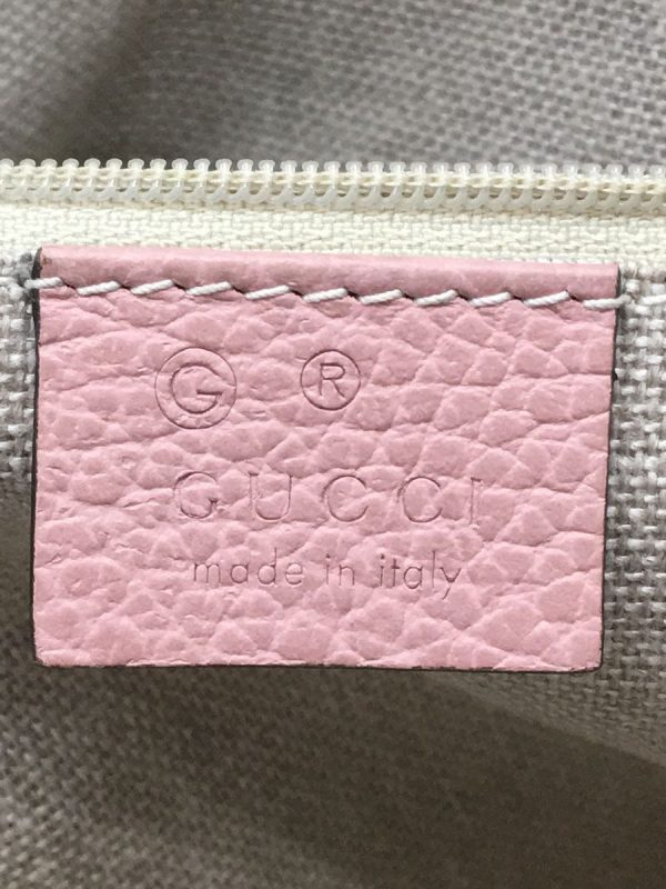 3 Gucci Pink Leather Shoulder Bag