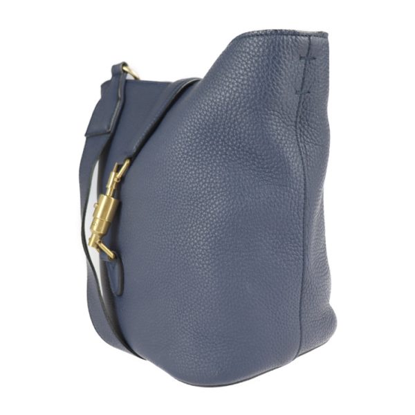 3 Gucci Jackie Leather Bucket Shoulder Bag Blue