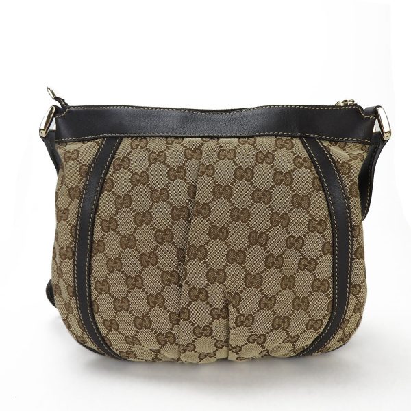 3 Gucci Crossbody Canvas Leather GG Shoulder Bag