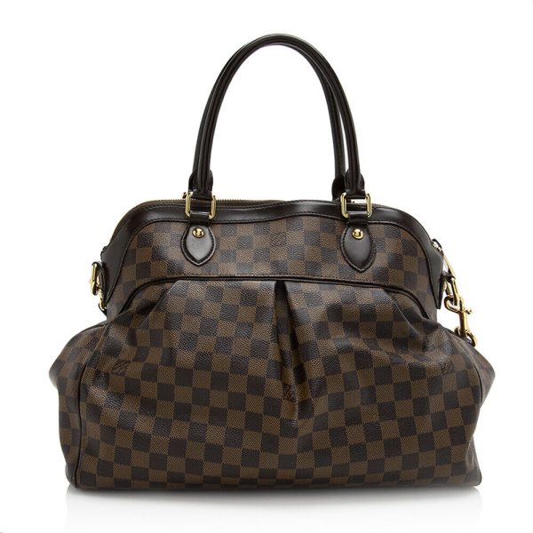 3 Louis Vuitton Damier Ebene Trevi GM Satchel