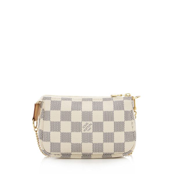 3 Louis Vuitton Damier Azur Mini Pochette Accessoires pouch