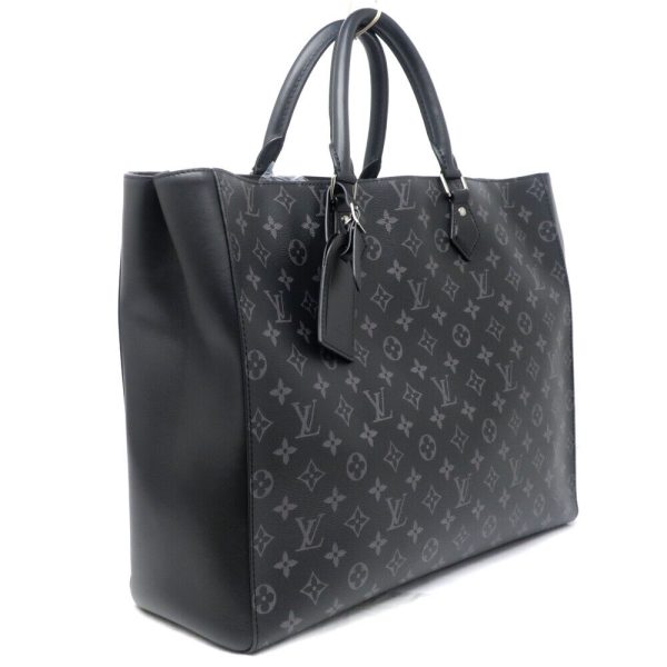 3 Louis Vuitton Grand Sac Monogram Eclipse Tote Bag