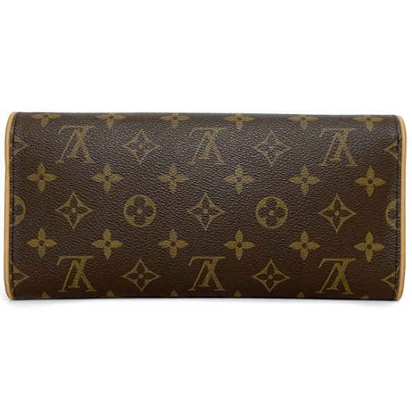 3 Louis Vuitton Pochette Twin GM Brown Monogram Pouch Clutch Bag