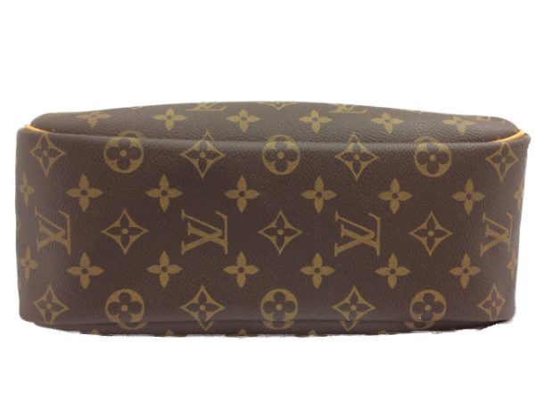 3 Louis Vuitton Trouville Handbag Monogram Brown Ladies