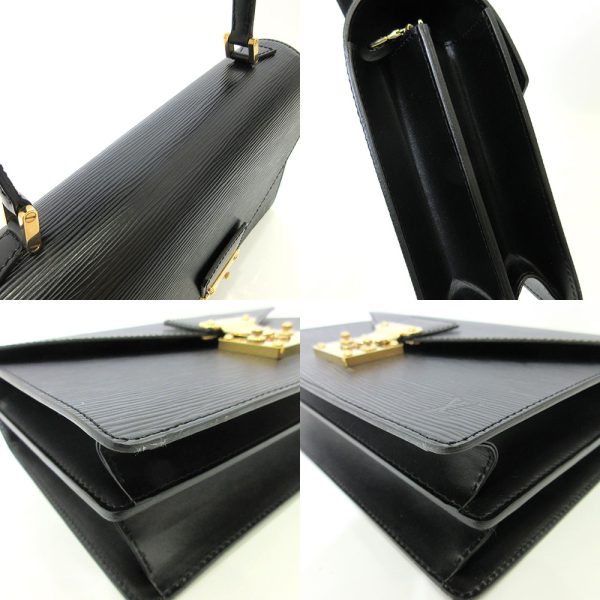 3 Louis Vuitton Epi Bag Concorde Noir Handbag Black