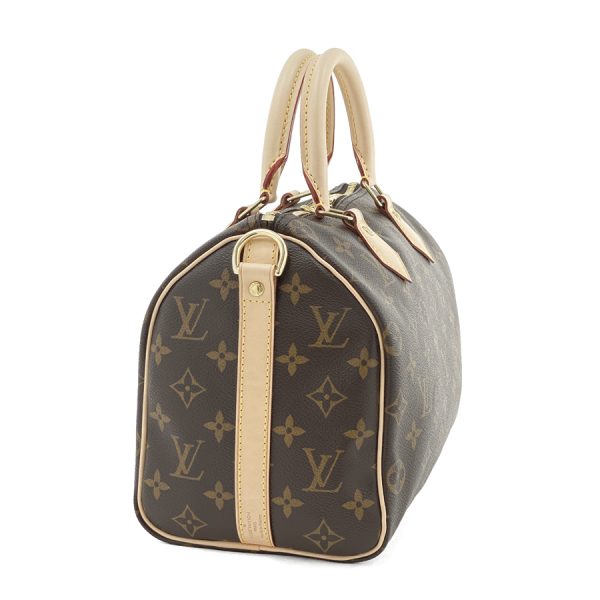 3 Louis Vuitton Speedy Bandouliere 25 Monogram Shoulder Bag Handbag