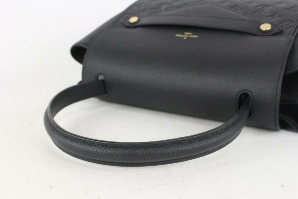 3 Louis Vuitton Trocadero Monogram Empreinte Leather Noir Black