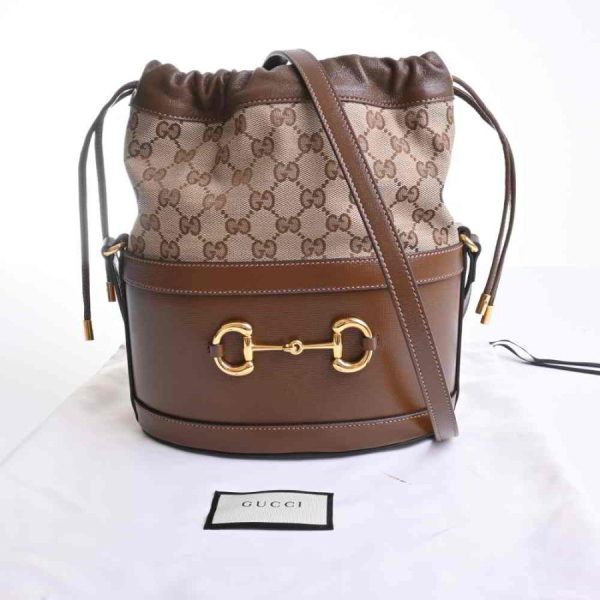 3 Gucci Horsebit Purse Brown Canvas Leather GG Shoulder Bag