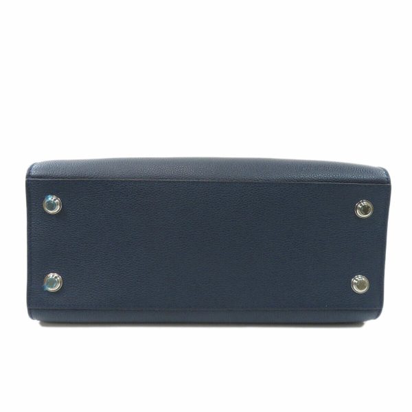 4 Louis Vuitton Handbag City Steamer Mm Navy Leather