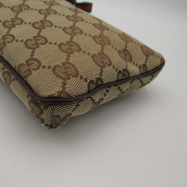 4 Gucci Beige Dark Brown GG Shoulder Bag