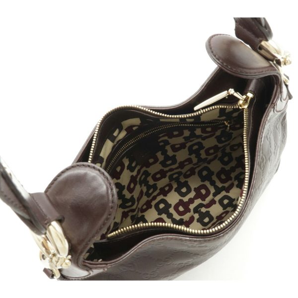 4 Gucci Horsebit Dark Brown Gold Hardware Shoulder Bag