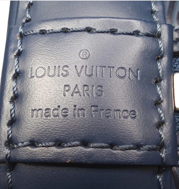 4 LOUIS VUITTON Epi Alma BB Indigo blue