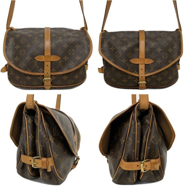 4 Louis Vuitton Saumur 30 Monogram Canvas shoulder bag