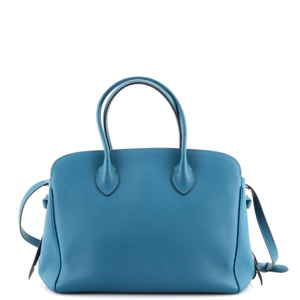 4 Louis Vuitton Mira Handbag Veau Nuage Calfskin MM Blue