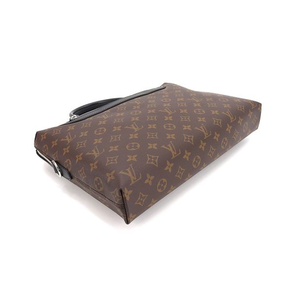 4 Louis Vuitton Porte Documents Jour Bag NM Macassar Monogram Canvas