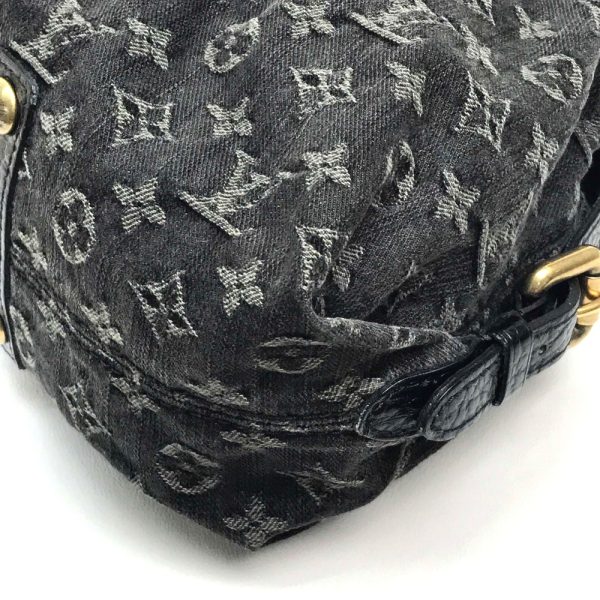 4 Louis Vuitton Denim Neocavi MM Shoulder Bag Monogram Canvas Noir Black