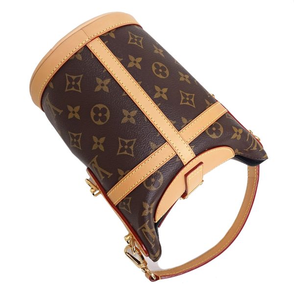 4 Louis Vuitton Monogram Duffle Bag Bucket Handbag PVC Shoulder 2WAY