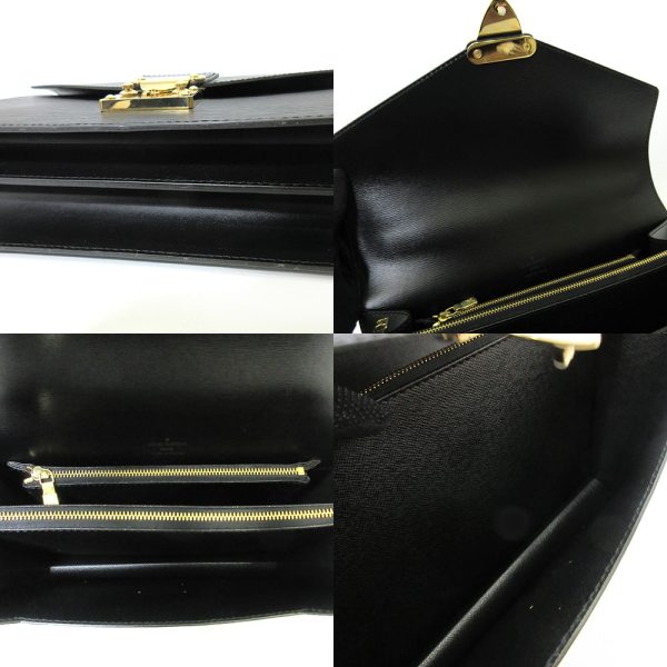 4 Louis Vuitton Epi Bag Concorde Noir Handbag Black