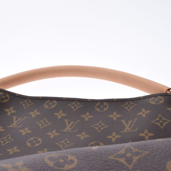 4 Louis Vuitton Artsy Monogram Brown MM Canvas Semi shoulder Bag