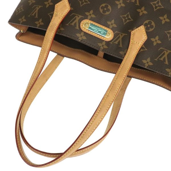 4 Louis Vuitton Wilshire Monogram Brown MM Tote Shoulder Bag