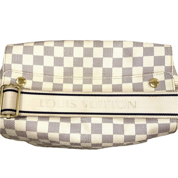 4 Louis Vuitton Naviglio Damier Azur White Messenger Bag Shoulder Bag