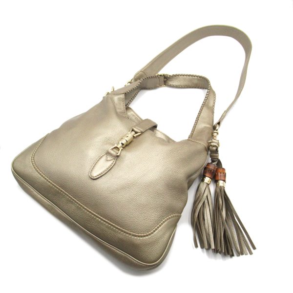 5 Gucci Jackie Fringe Leather Gold Shoulder Bag