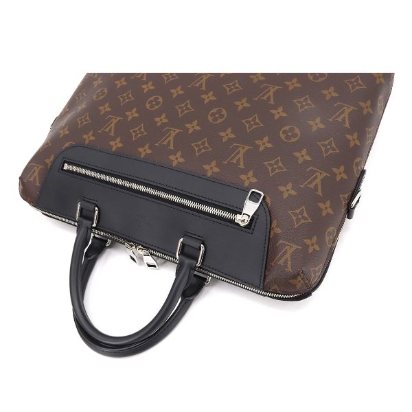 5 Louis Vuitton Porte Documents Jour Bag NM Macassar Monogram Canvas