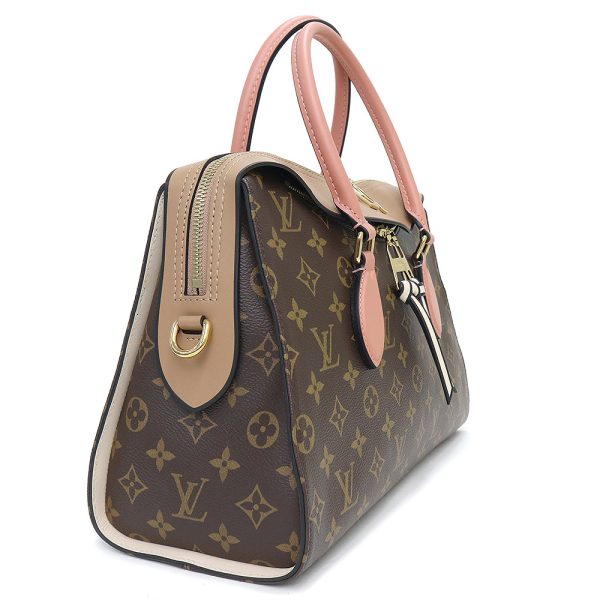 5 Louis Vuitton Tuileries Monogram Leather Shoulder Bag Brown