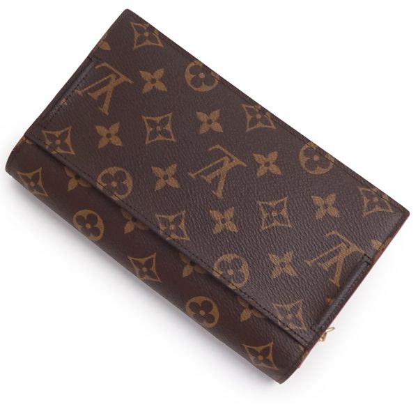 5 Louis Vuitton Monogram S Lock Belt Pouch GM Chain Clutch Waist Bag