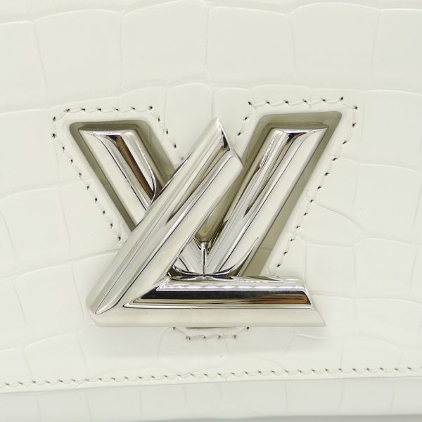 5 Louis Vuitton Twist PM Shoulder Bag White leather