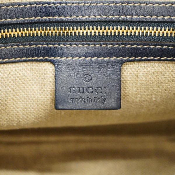 5 Gucci Hardware Leather Navy Gold Shoulder Bag