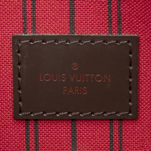 6 Louis Vuitton Damier Ebene Neverfull GM Pochette pouch