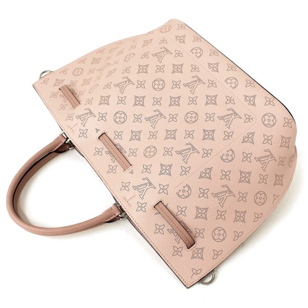 6 Louis Vuitton Monogram Mahina Girolatta 2way Handbag Magnolia Pink