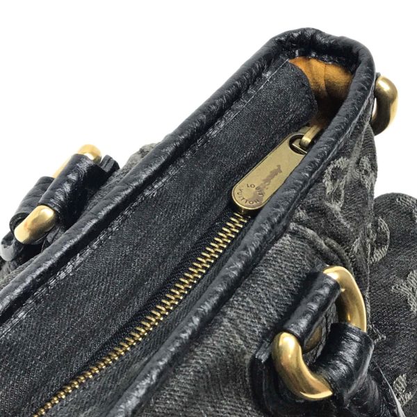 6 Louis Vuitton Denim Neocavi MM Shoulder Bag Monogram Canvas Noir Black